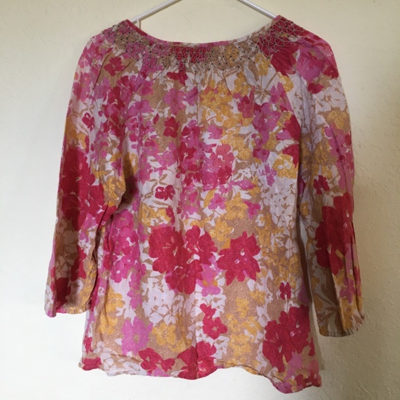 Charter Club linen blouse. Size M. - Picture 7 of 14